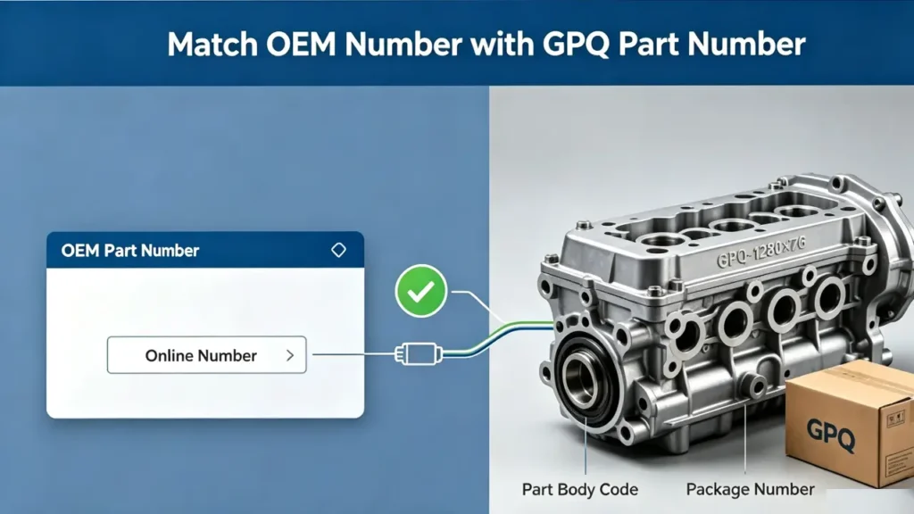 gpq engine part number match